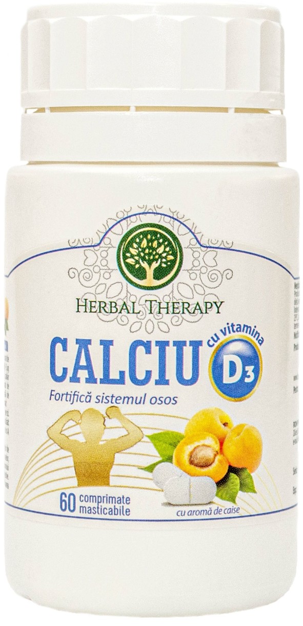 Витамины Herbal Therapy Calciu D3 60tab