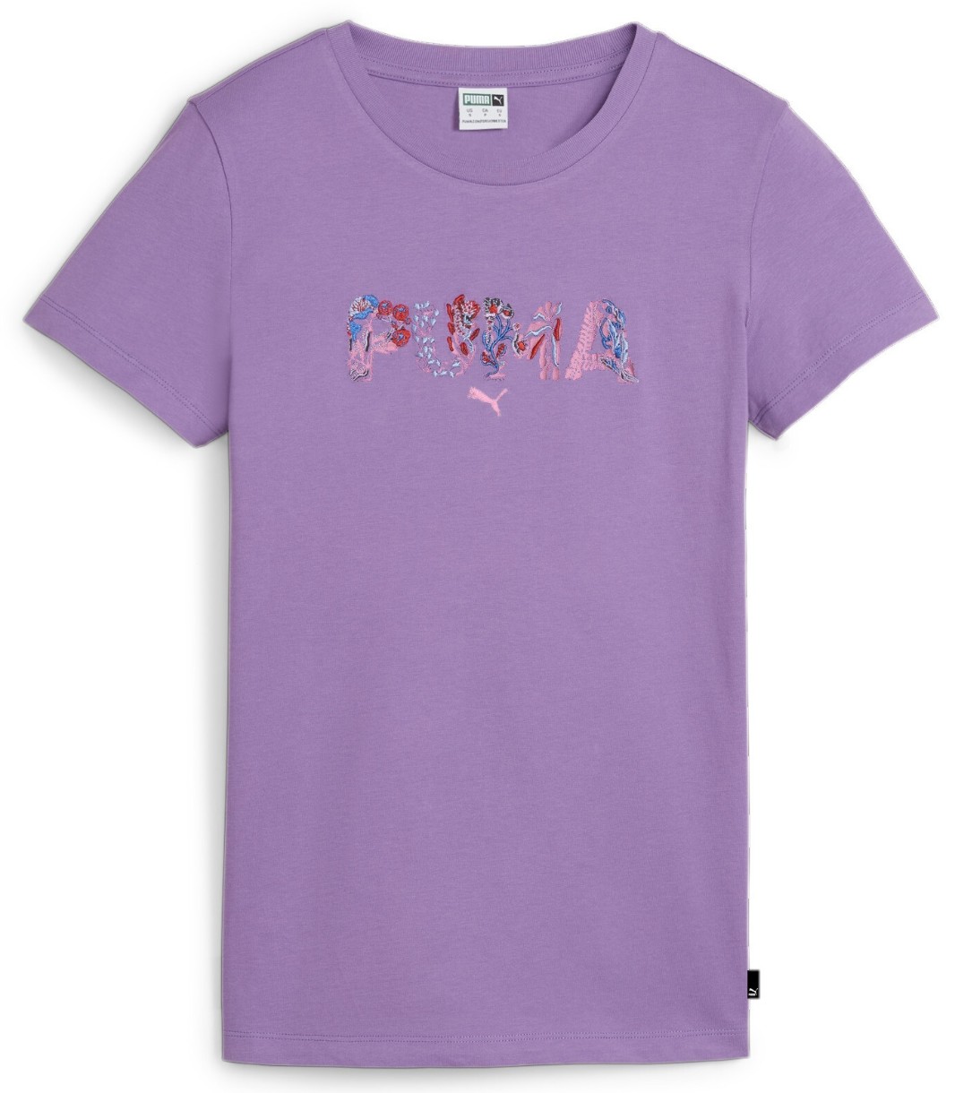 Женская футболка Puma Graphics Shape Of Flora Tee Ultraviolet L