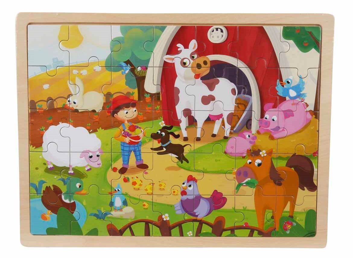 Puzzle Woody 48 Animal Farm (130726)