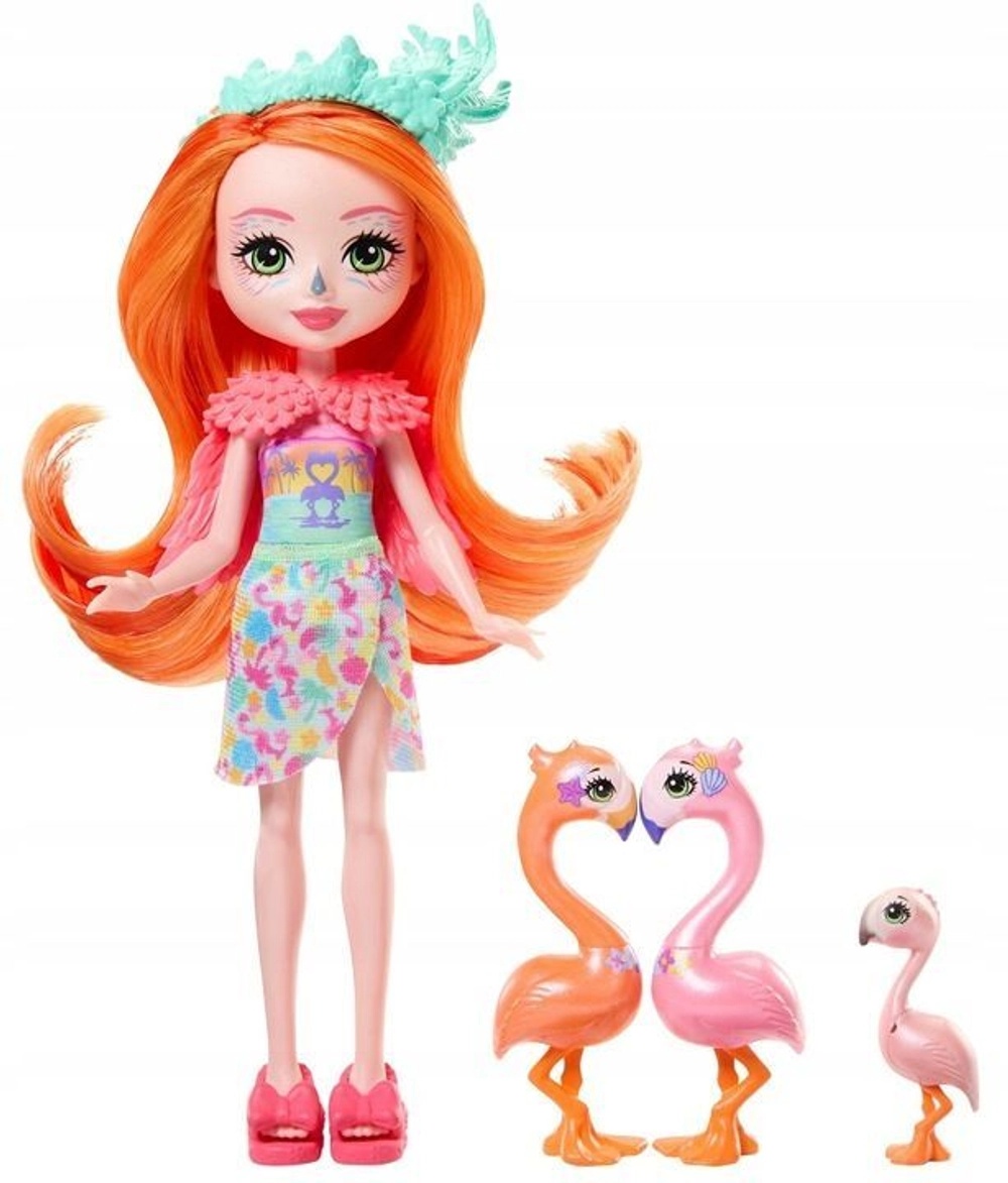 Кукла Enchantimals Sunshine Beach Florinda Flamingo (HRX85)