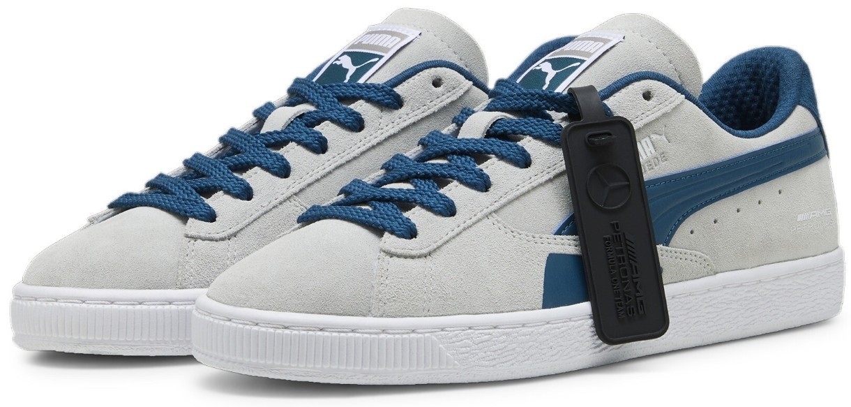 Ghete pentru bărbați Puma Mapf1 Suede Torque Team Silver/Ocean Tropic 45