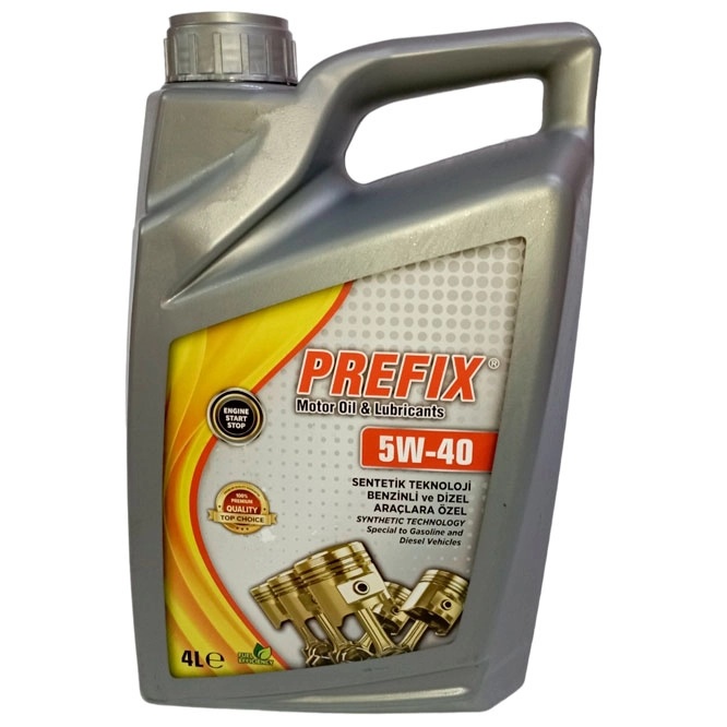 Моторное масло Prefix Syntetic Gasoline & Diesel 5W-40 4L