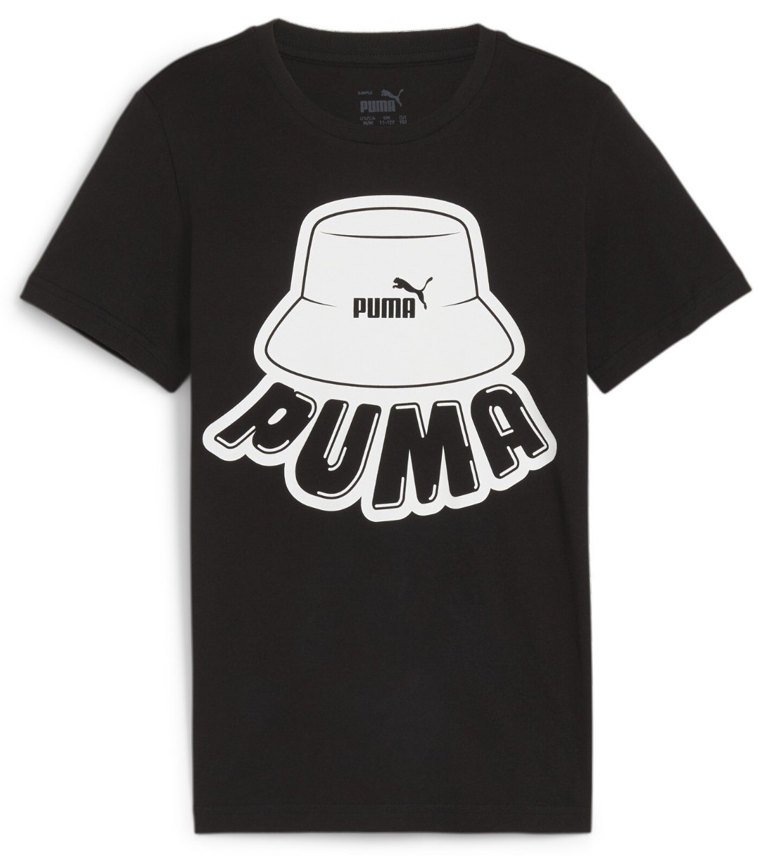 Детская футболка Puma Ess+ Mid 90S Graphic Tee B Puma Black 128