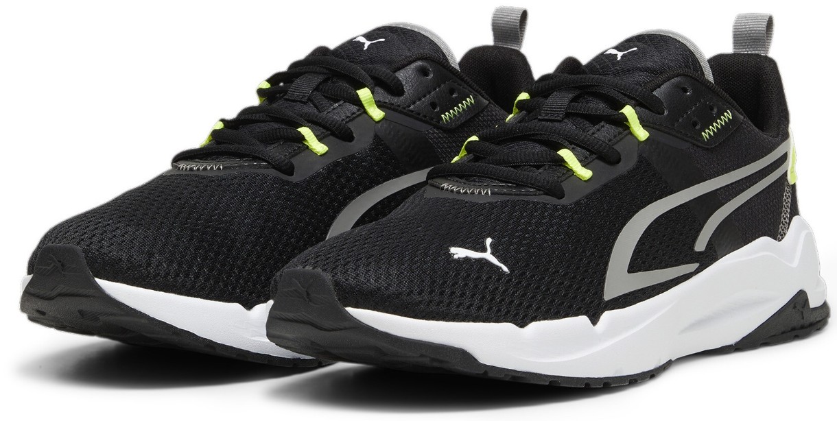 Кроссовки мужские Puma Stride Puma Black/Stormy Slate/Electric Lime 44