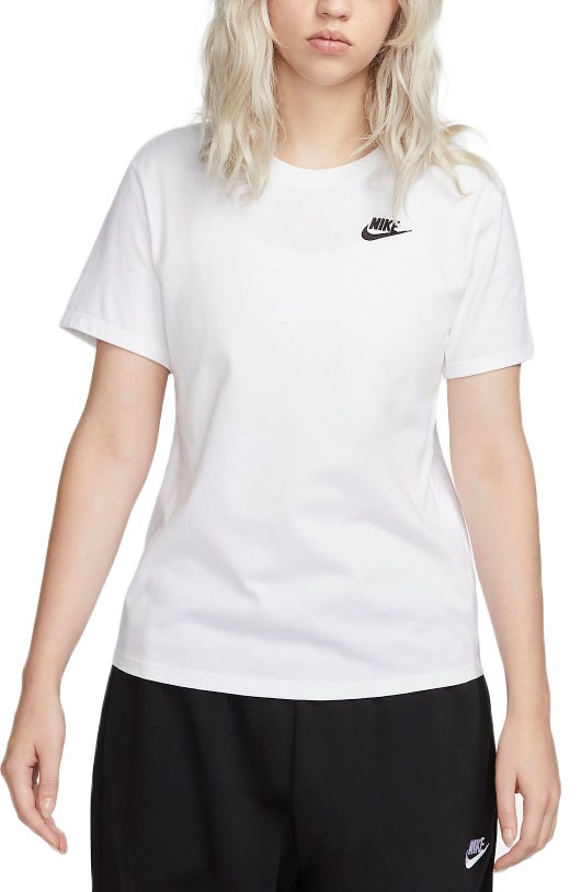 Женская футболка Nike W Nsw Tee Club White/Black, s.XS