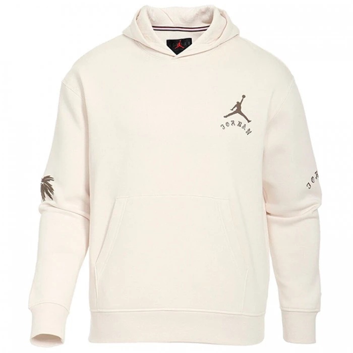 Hanorac pentru bărbați Nike Jordan Flt Artst Srs Flc Po Phantom/Palomino, s.M