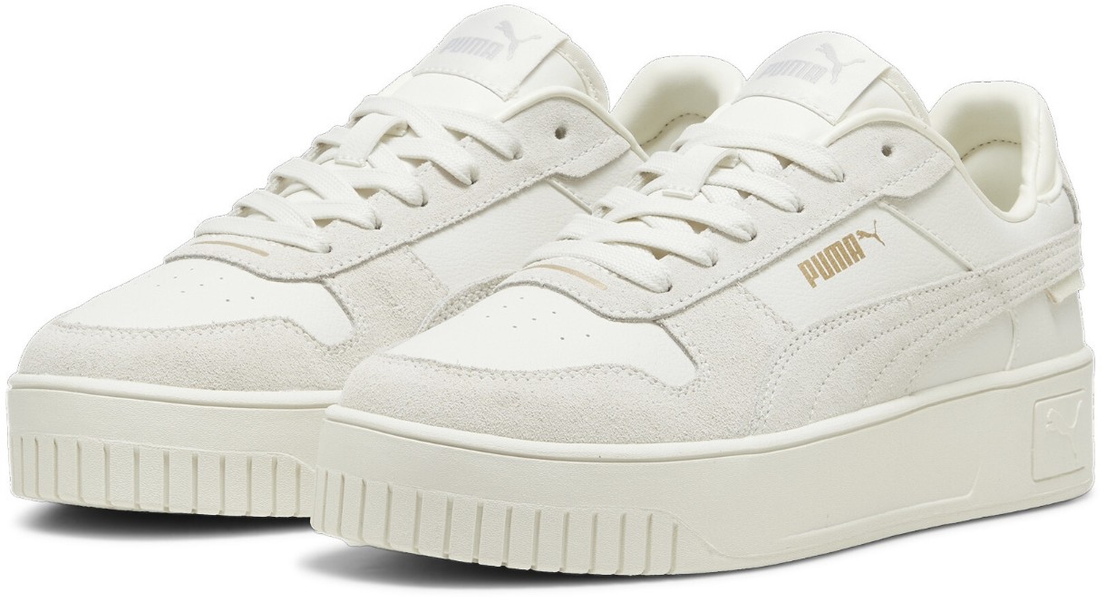 Кеды женские Puma Carina Street Sd Vapor Gray/Puma Gold 38.5