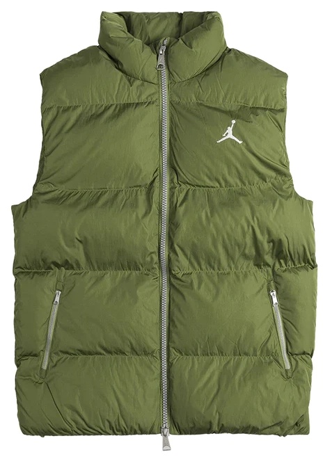 Vesta pentru bărbați Nike M Jordan Ess Stmt Eco Vest Light Olive/Sail, s.XL