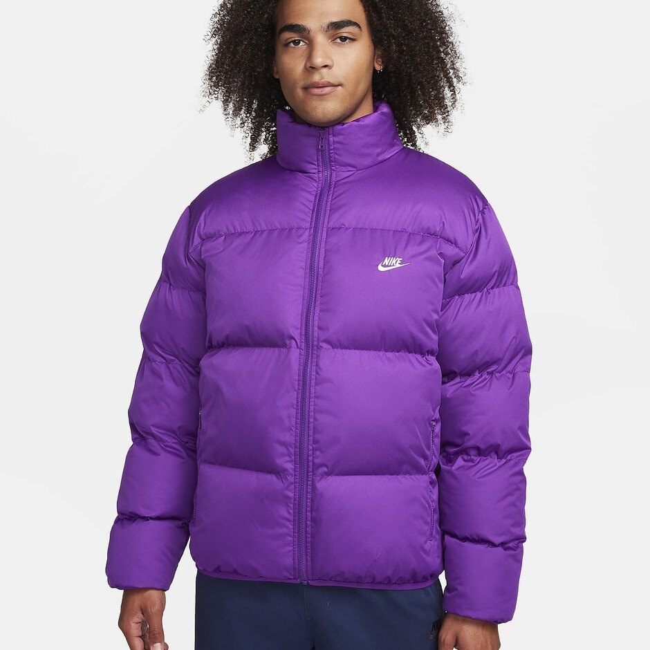 Geacă pentru bărbați Nike M Nk Club Puffer Jkt Disco Purple/White, s.XL