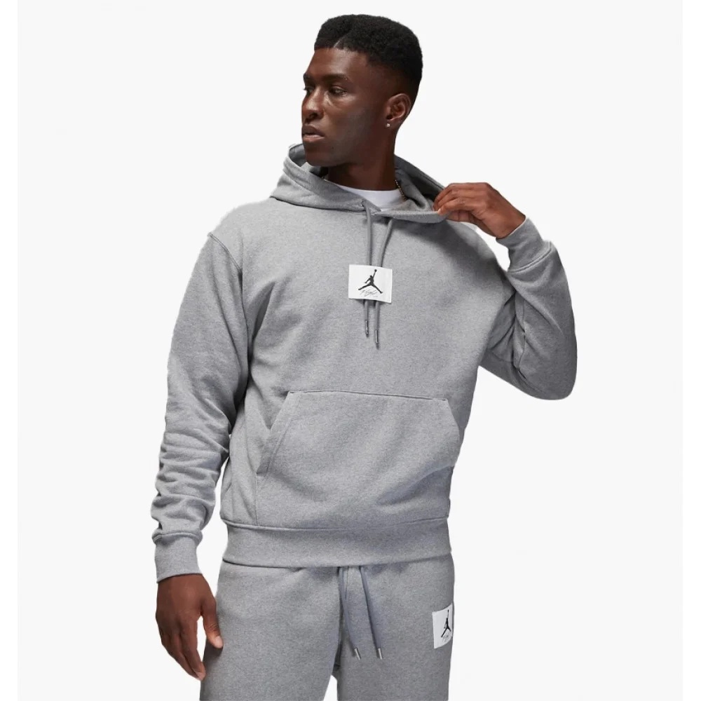 Hanorac pentru bărbați Nike M Jordan Ess Stmt Flc Po Gray XL