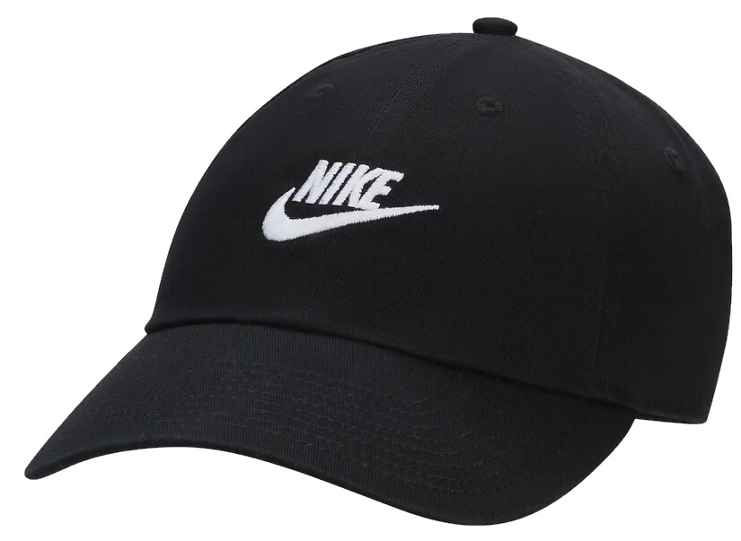 Бейсболка Nike U Nk Club Cap U Cb Fut Wsh L Black/White, s.S/M