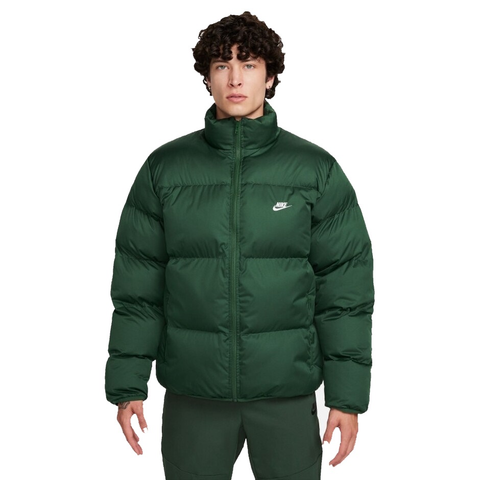 Geacă pentru bărbați Nike M Nk Club Puffer Jkt Fir/White, s.XXL