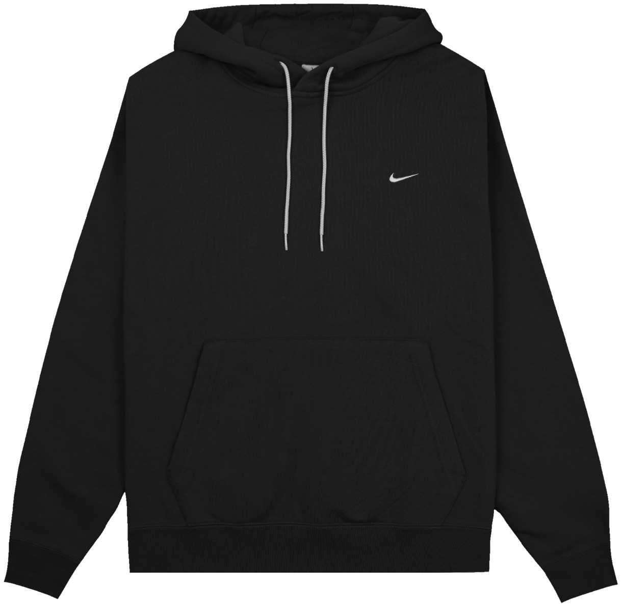 Мужская толстовка Nike M Nk Solo Swsh Flc Po Hoodie Black/White, s.XS