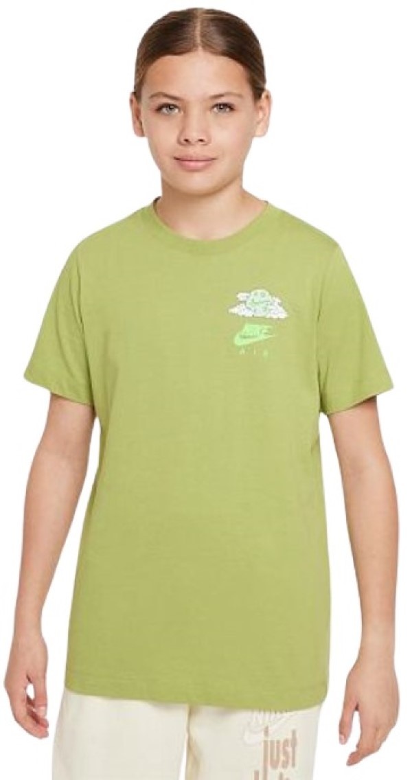 Tricou pentru copii Nike K Nsw Tee Air 2 Yellowgreen S