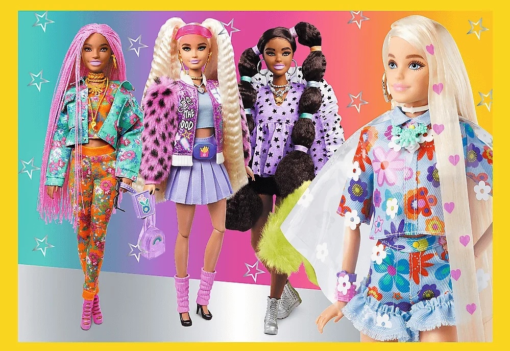 Пазл Trefl 4in1 Happy world of Barbie (34626)