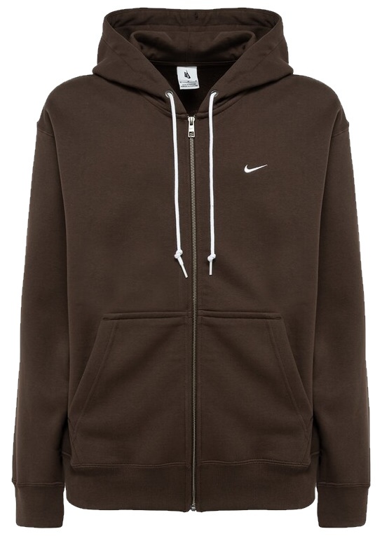 Hanorac pentru bărbați Nike M Nk Solo Swsh Hw Fz Hoodie Baroque Brown/White, s.M