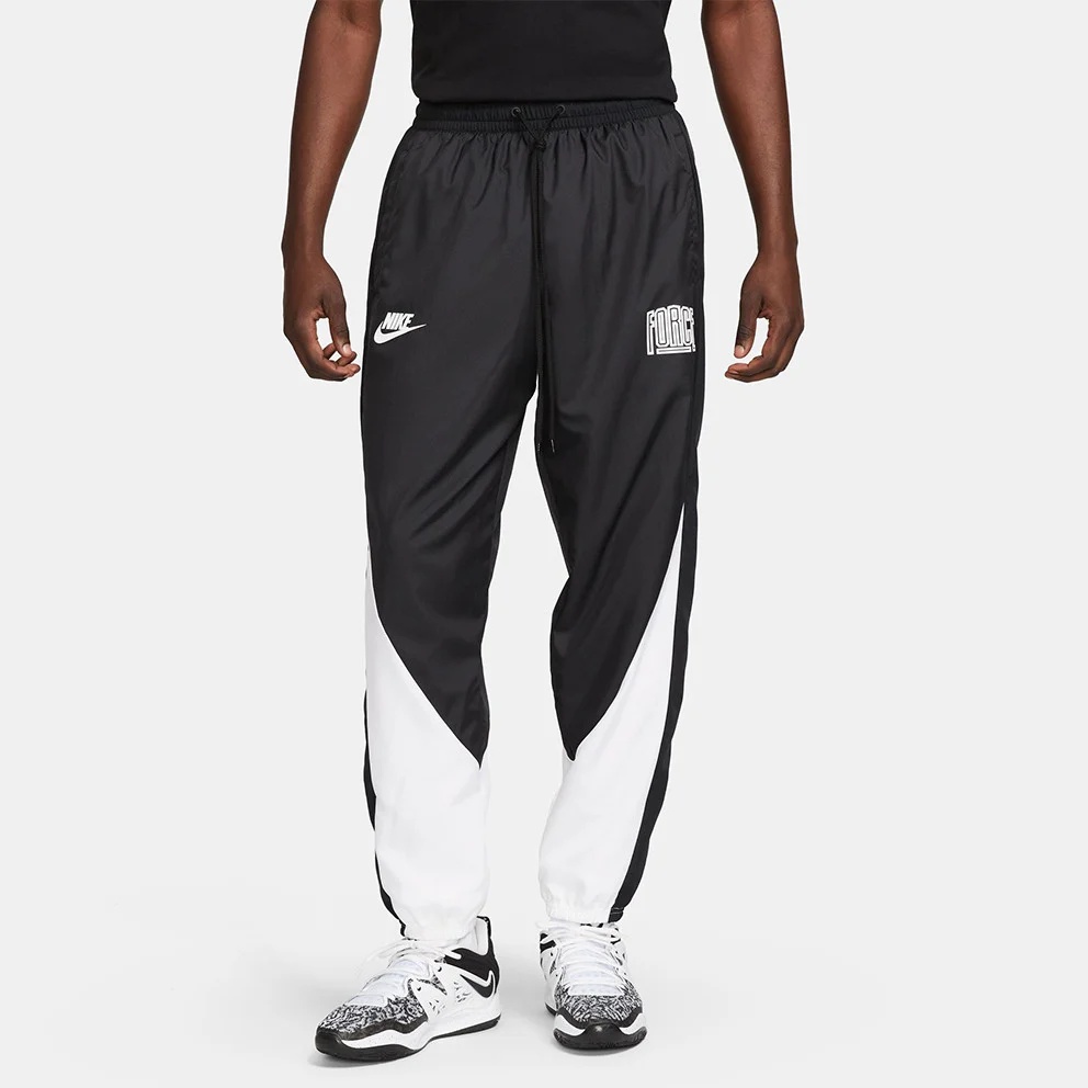 Pantaloni spotivi pentru bărbați Nike M Nk Strtfv Wvn Pant Black/White, s.M