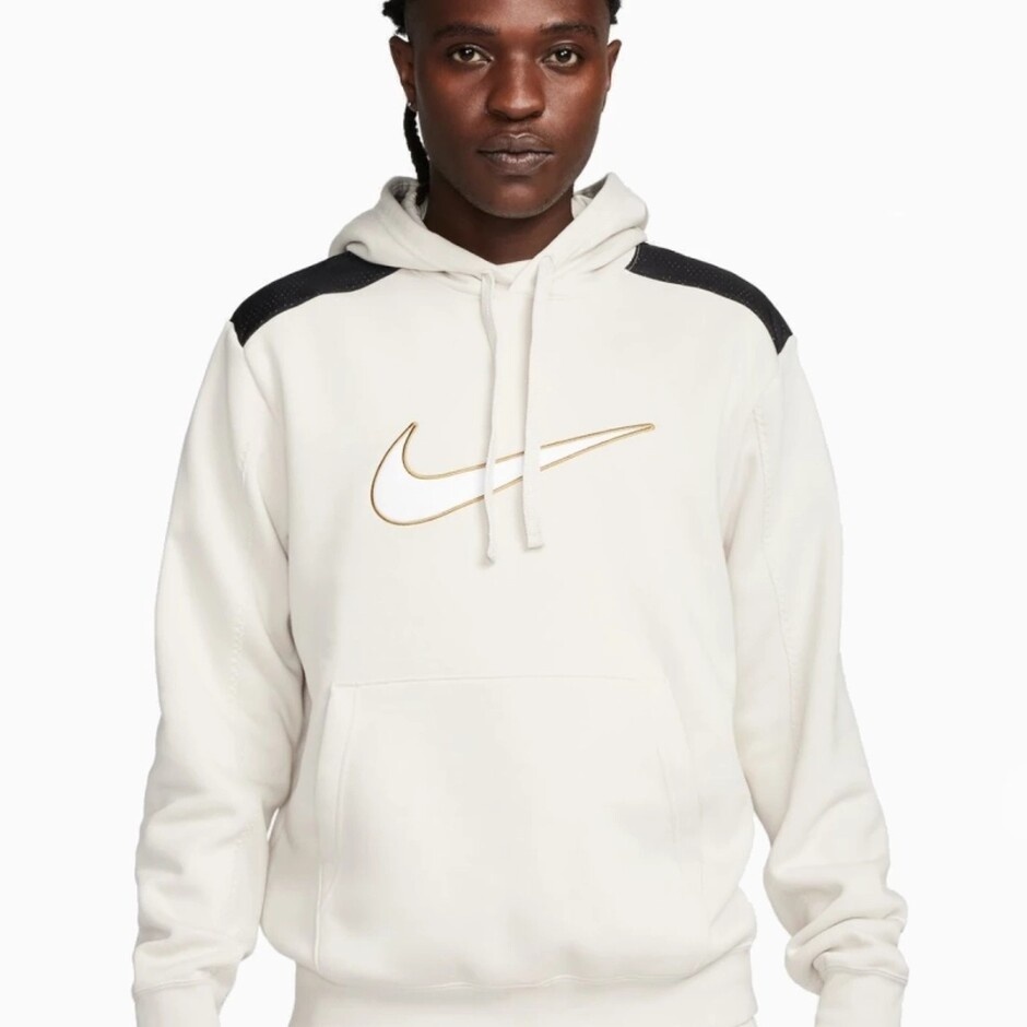 Hanorac pentru bărbați Nike M Nsw Sp Flc Hoodie Bb Light Orewood Brown/Black, s.L