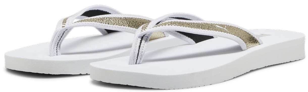 Вьетнамки женские Puma Sandy Flip Metallic Shine Puma White/Gold/White 37