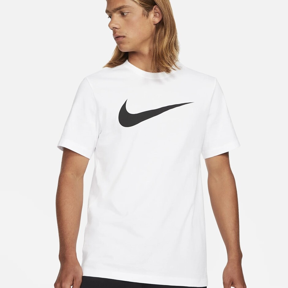 Tricou bărbătesc Nike Shirt Sportswear Icon Swoosh White L
