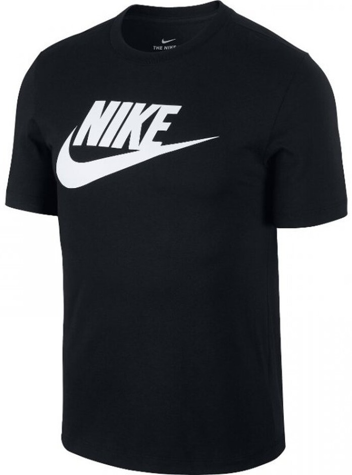 Tricou bărbătesc Nike Shirt Sportswear Just Do It Tee Icon Futura Black/White, s.S