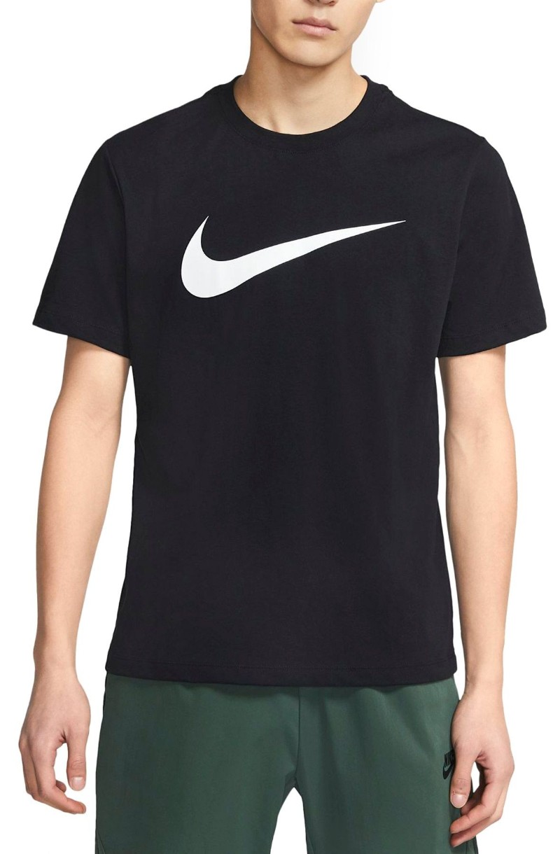 Tricou bărbătesc Nike Shirt Sportswear Lcori Swoosh Black/White, s.S