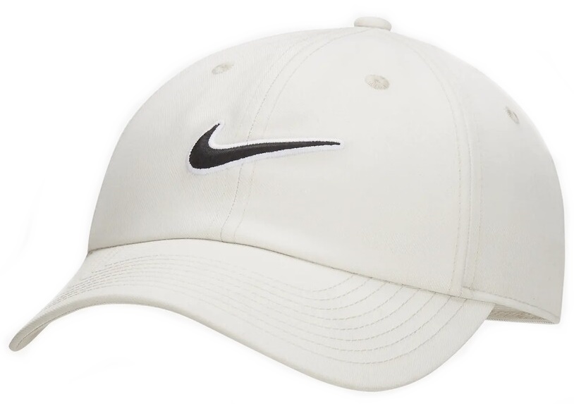 Бейсболка Nike U Nk Club Cap U Cb Swsh L White S/M