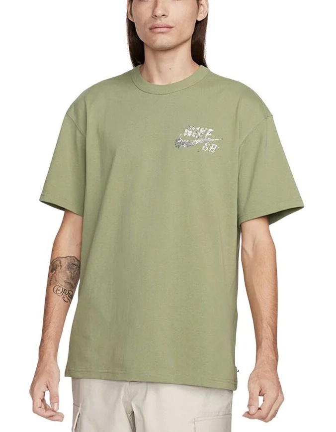 Tricou bărbătesc Nike U Nk Sb Tee M90 Sust Yuto Oil Green, s.XXL