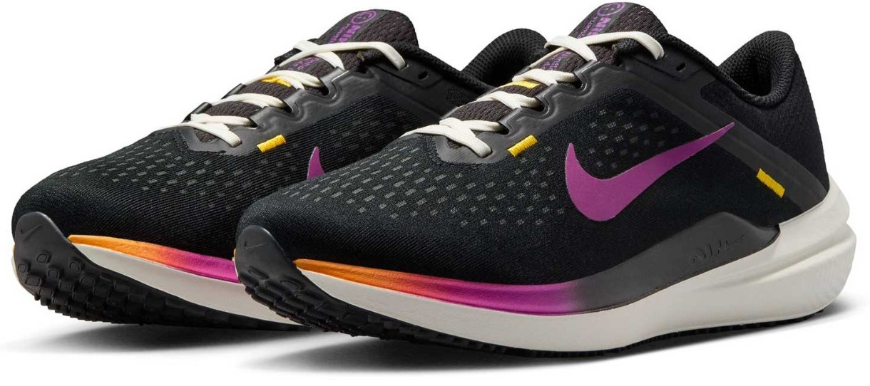 Adidași pentru dame Nike W Air Winflo 10 Black/Sail/Laser Orange/Hyper Violet, s.40