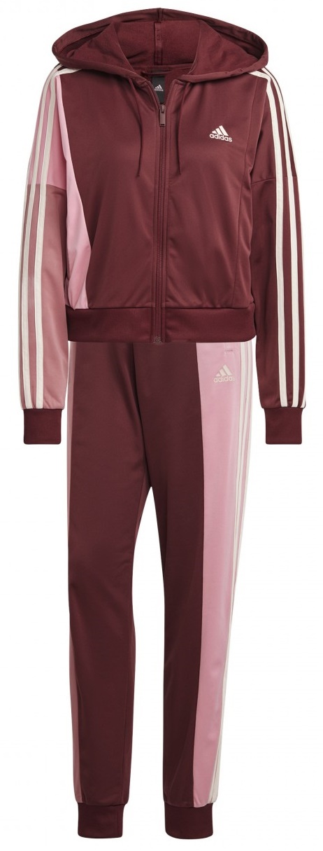 Женский спортивный костюм Adidas W Bold Block Ts Darkred S