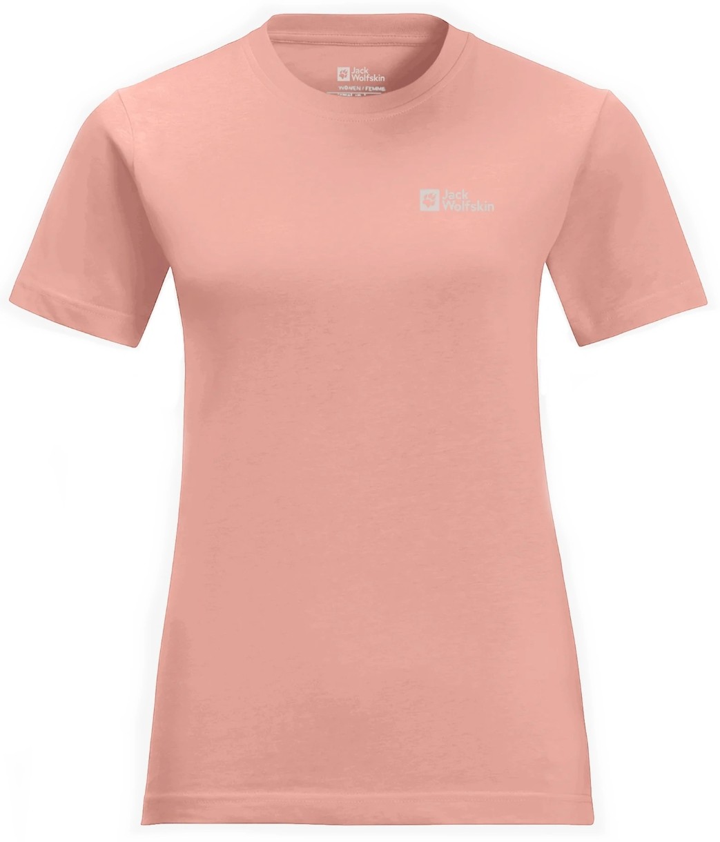 Tricou de dame Jack Wolfskin Essential T W Rose Dawn XS