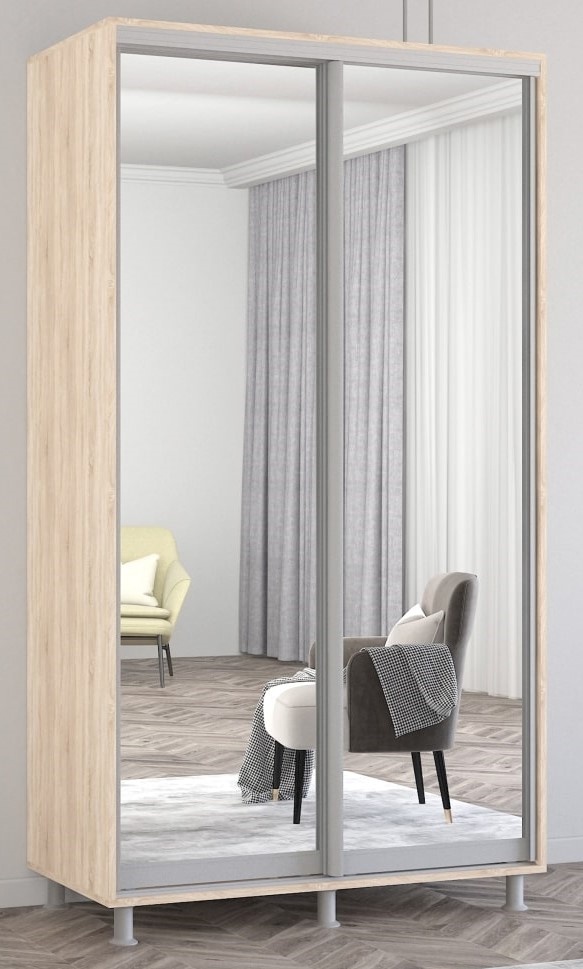 Шкаф-купе Mobildor-Lux Aron 100x230 (3025 Stejar Sonoma)