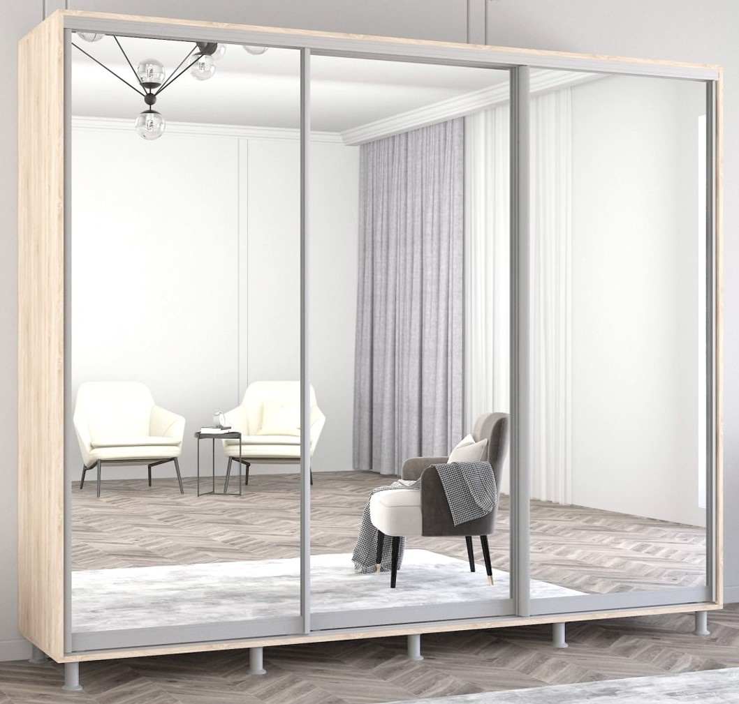 Шкаф-купе Mobildor-Lux Aron 270x230 (3025 Stejar Sonoma)