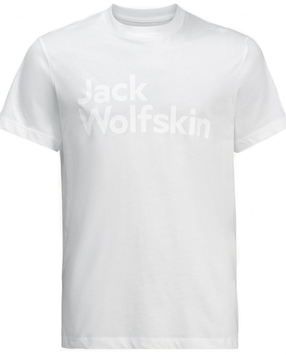 Мужская футболка Jack Wolfskin Essential Logo T M White XXL
