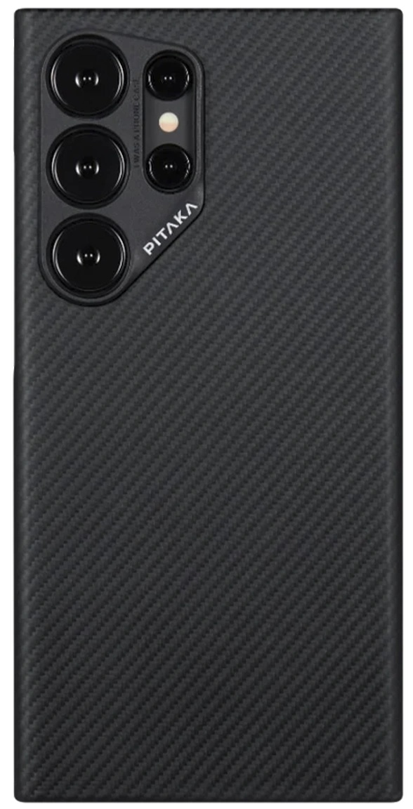 Husa de protecție Pitaka MagEZ Case 4 for Samsung Galaxy S24 Ultra Black/Grey Twill