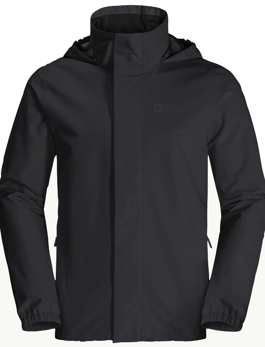 Jachetă pentru bărbați Jack Wolfskin Stormy Point 2L Jkt M Black S