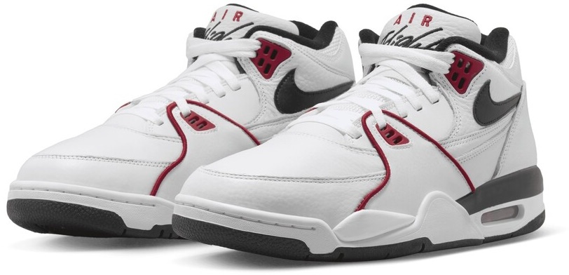 Bocanci pentru bărbați Nike Air Flight 89 White/Black/Red, s.44