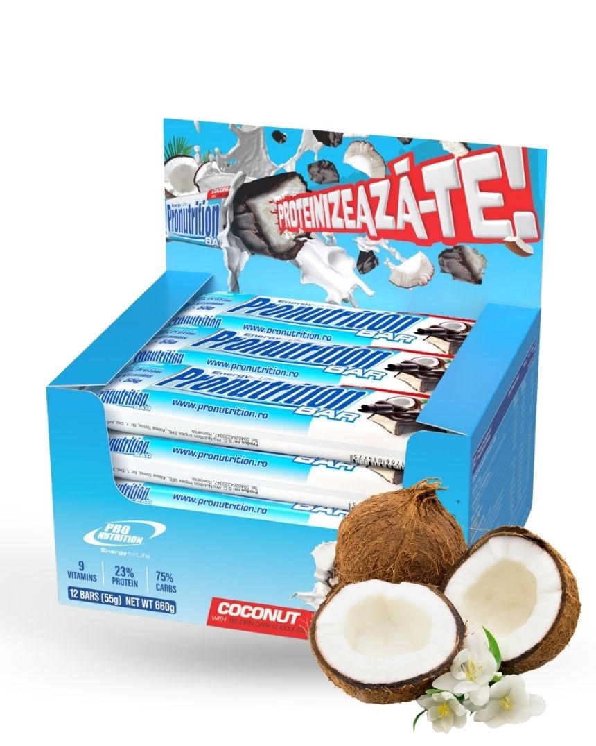 Batoane proteice ProNutrition Pronutrition Bar Box 12pcs Coconut
