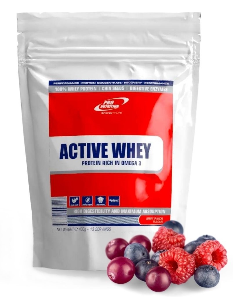 Proteină ProNutrition Active Whey 400g Berry Punch