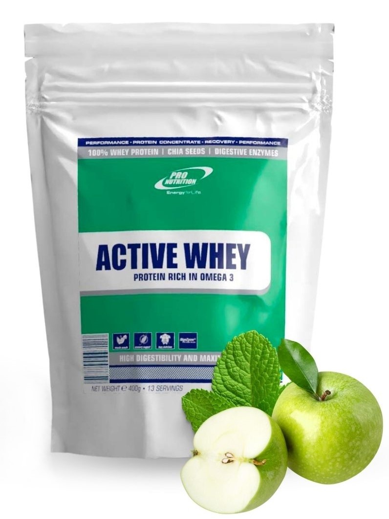 Proteină ProNutrition Active Whey 400g Fresh Apple Mint