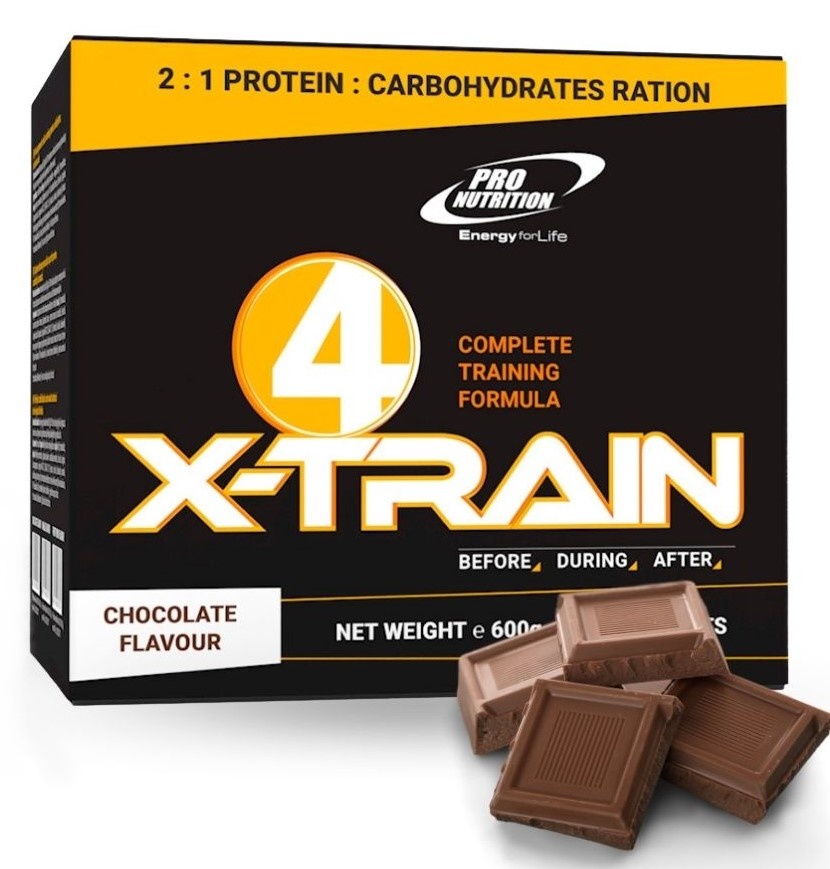 Proteină ProNutrition 4 X-Train 20x30g Chocolate