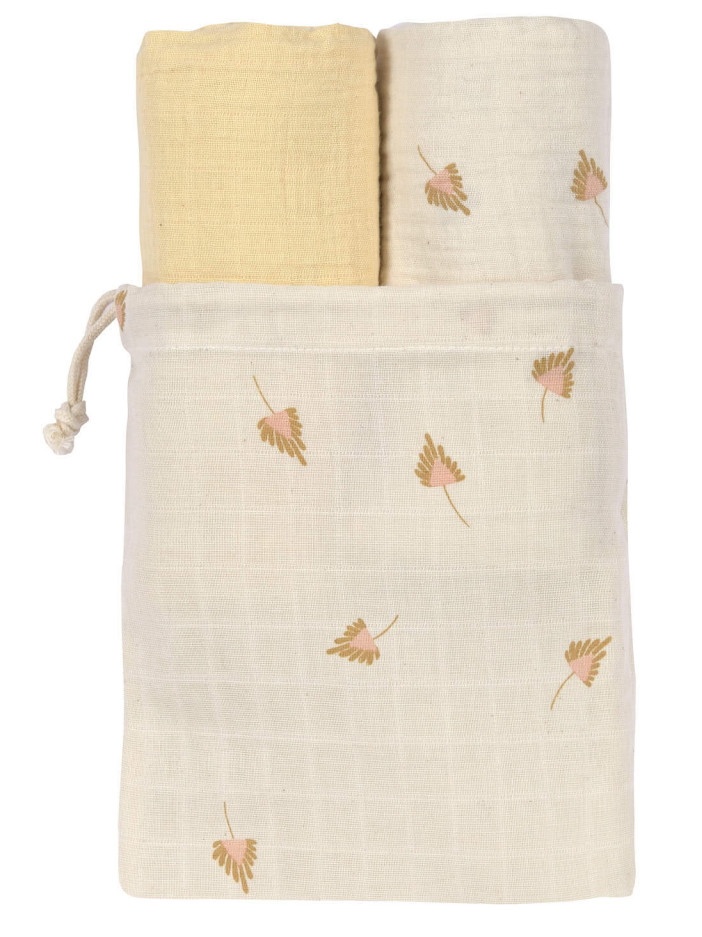 Пелёнки Lassig Swaddle & Burp Blanket L 2pcs (LS1312029838)