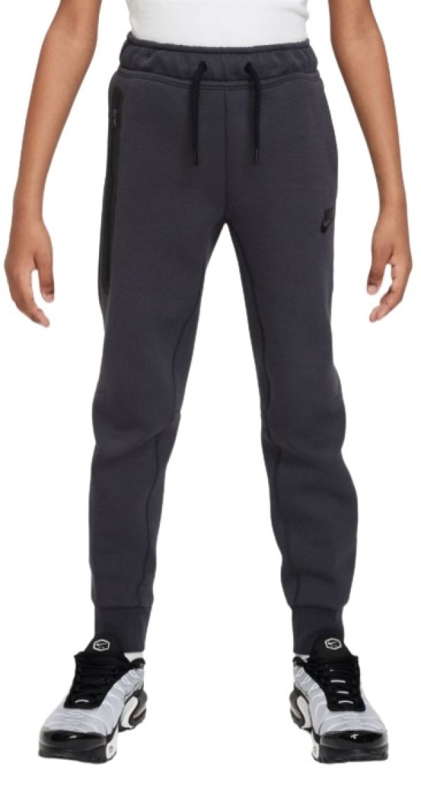 Pantaloni spotivi pentru copii Nike B Nsw Tech Flc Pant Anthracite/Black, s.S