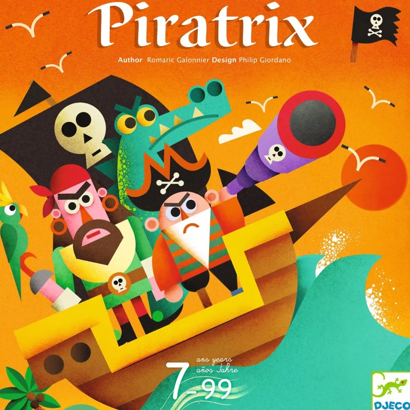 Joc educativ de masa Djeco Piratrix DJ00802