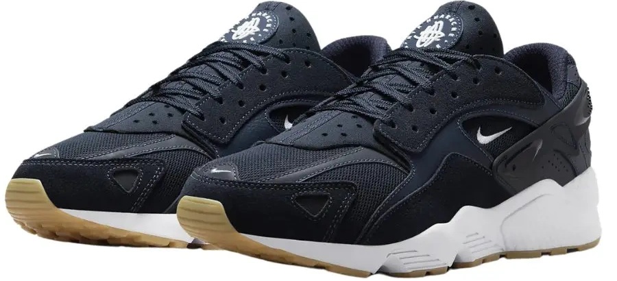Adidași pentru bărbați Nike Air Huarache Runner Dark Obsidian/Gum Dark Brown/White, s.44.5