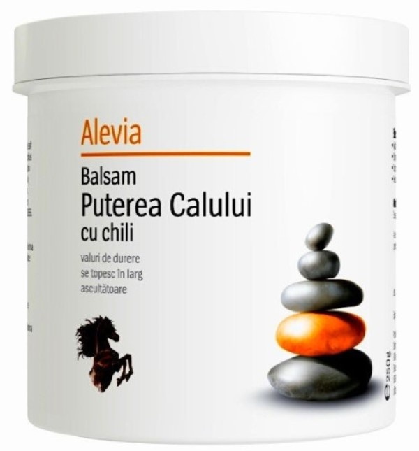 Бальзам для тела Alevia Puterea Calului Chili Balm 250g