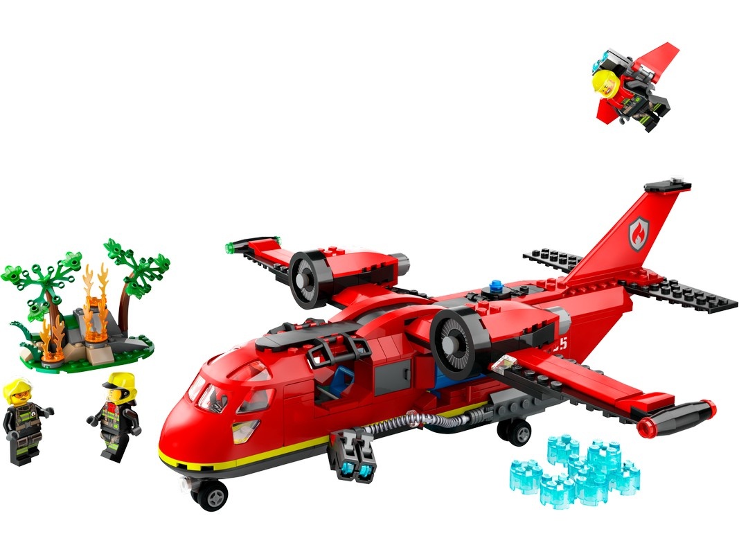 Set de construcție Lego City: Fire Rescue Plane (60413)