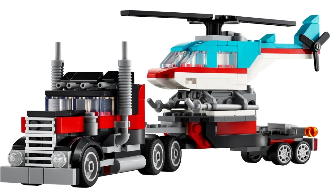 Конструктор Lego Creator: Flatbed Truck with Helicopter (31146)