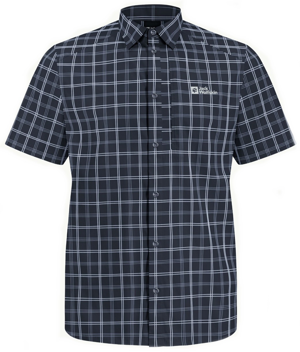 Cămașă bărbătească Jack Wolfskin Norbo S/S Shirt M Navy XXL