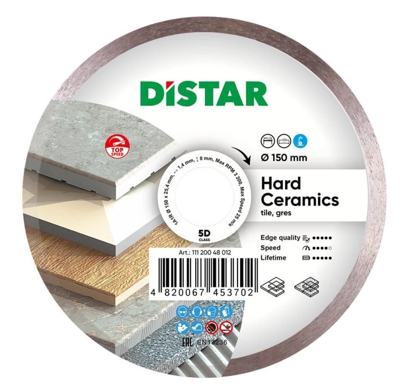 Диск для резки Distar 1A1R Hard Ceramics d150